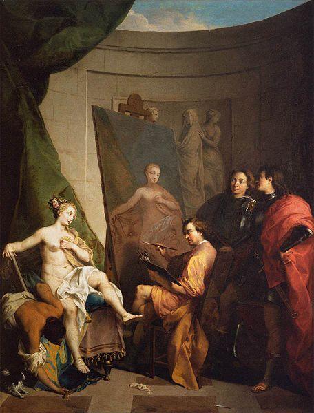 Nicolas Vleughels Apelles Painting Campaspe